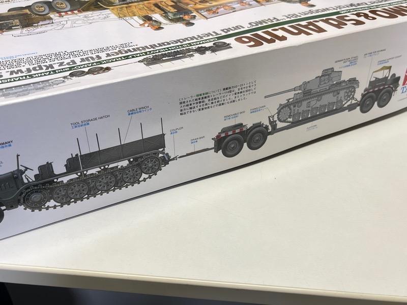 【未組立品】タミヤ 1/35 ドイツ 18トン重ハーフトラック 戦車運搬車