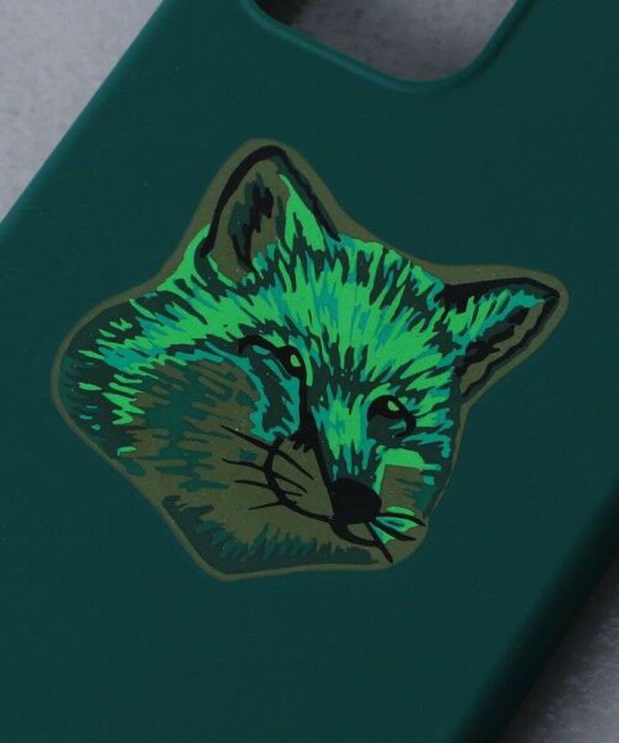 【新品】メゾンキツネGREEN FOX FOR iPhone12/12Pro