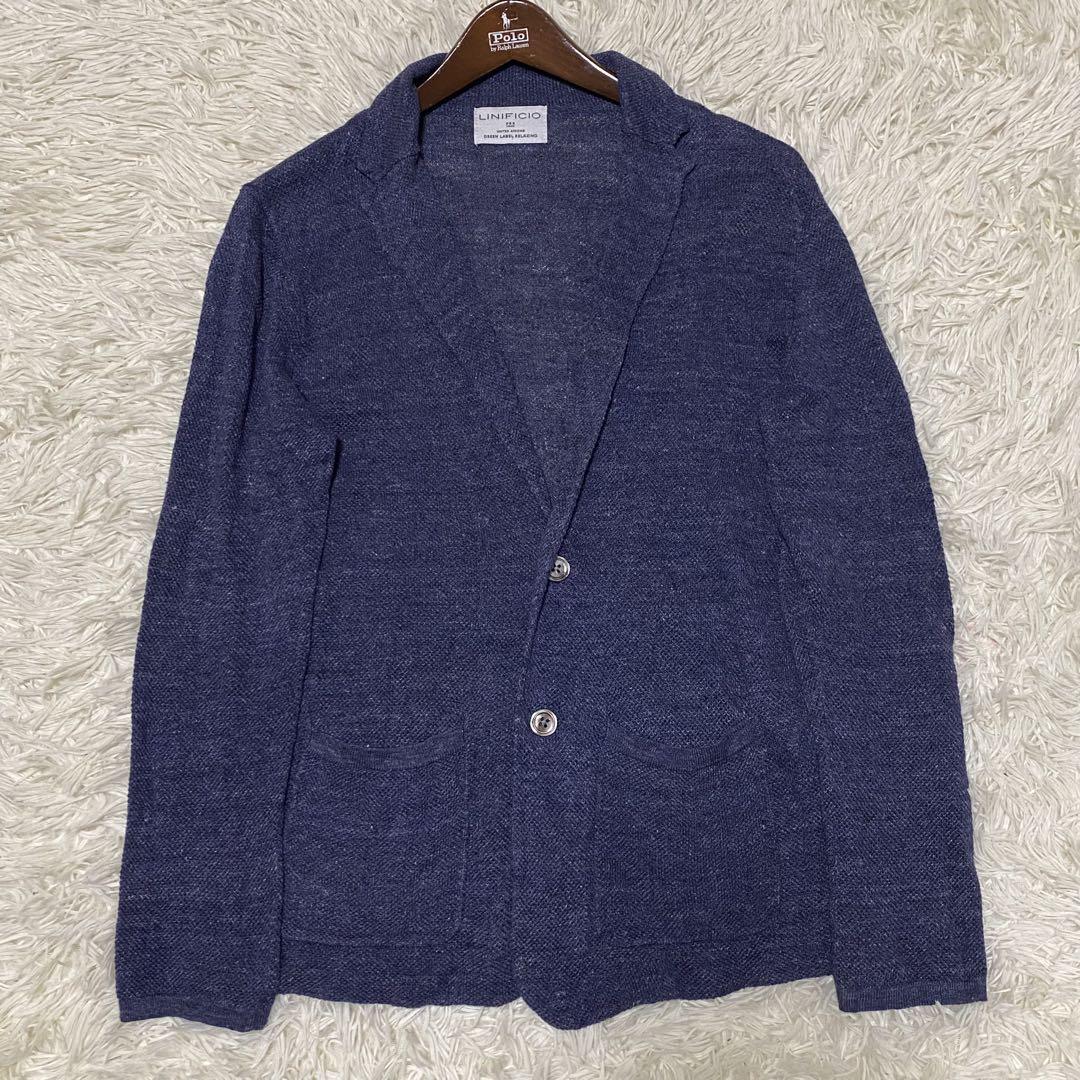 【美品✨】グリーンレーベルリラクシング 麻100%ジャケット LINIFICIO