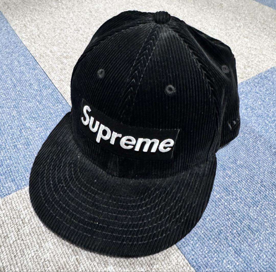 supreme NEW ERA ニューエラ 7 5/8 コーデュロイ