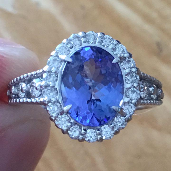 在庫限定品 美麗⭐️2ct ❗️タンザナイト✨ダイヤ✨リング✨約11.5号✨指輪✨簡易鑑別付 DVE1M-m33120242334 品質保証人気SALE