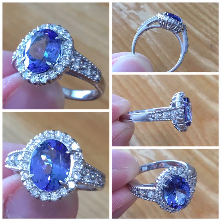 在庫限定品 美麗⭐️2ct ❗️タンザナイト✨ダイヤ✨リング✨約11.5号✨指輪✨簡易鑑別付 DVE1M-m33120242334 品質保証人気SALE
