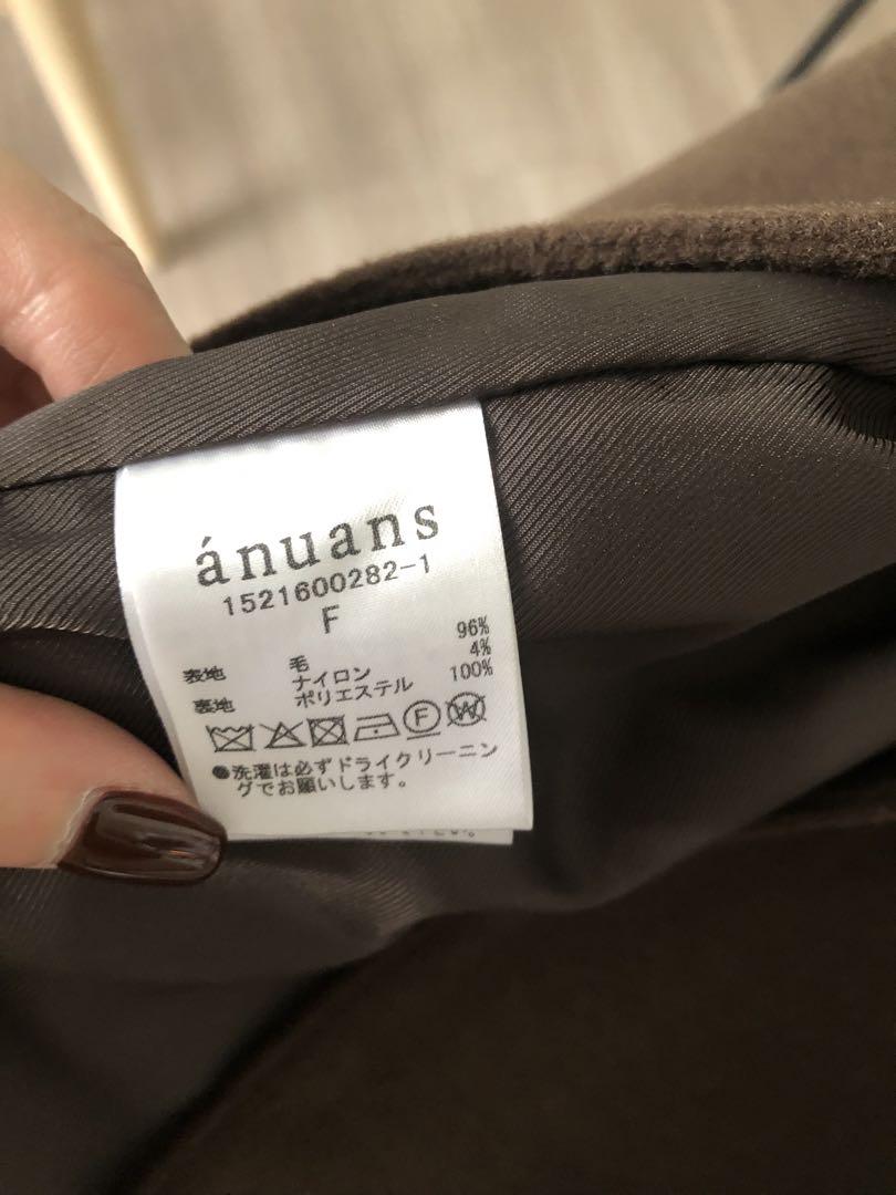 【お値下げ中】anuans ウールトレンチコート