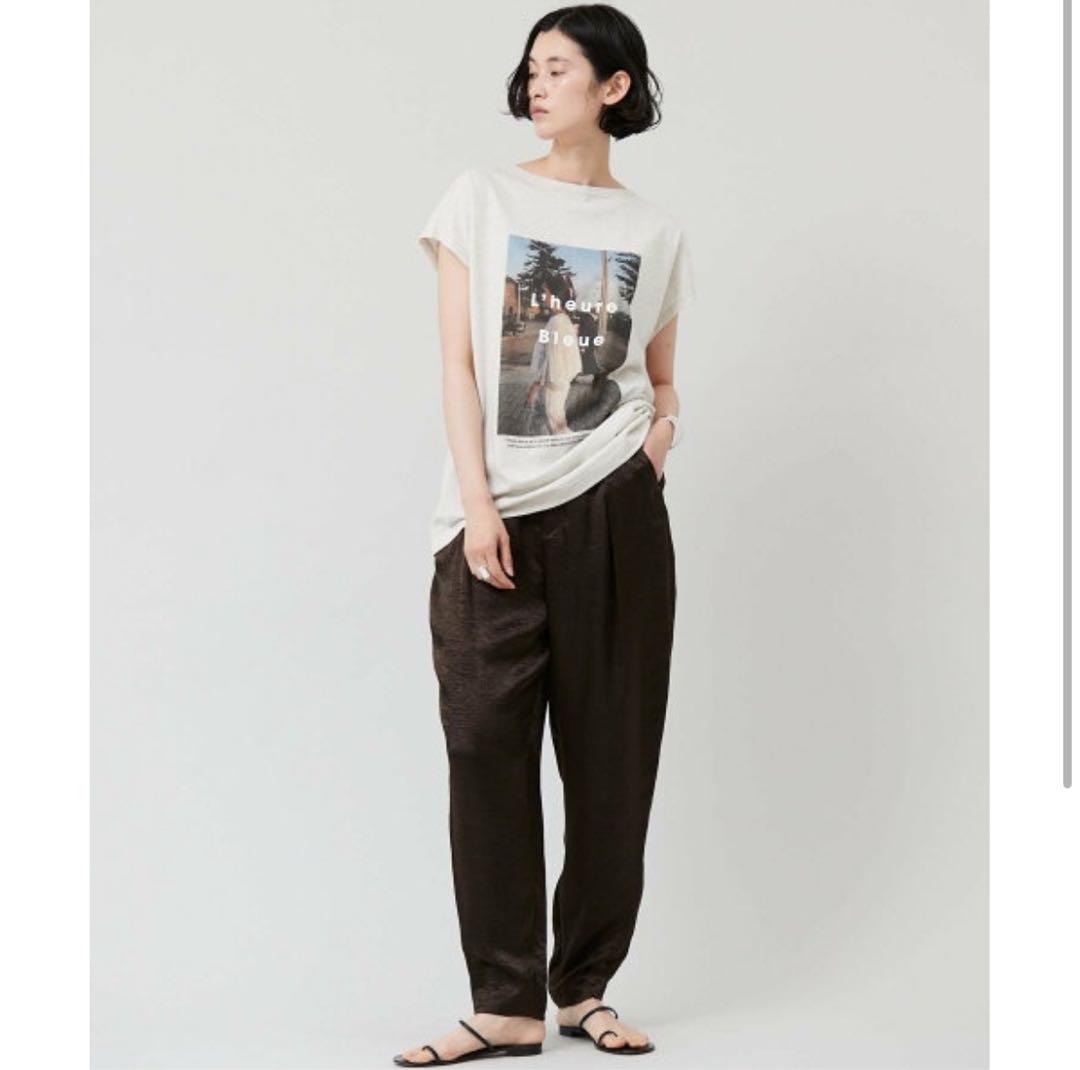 【美品】curensology クラッシュサテンセットアップ　ブラック
