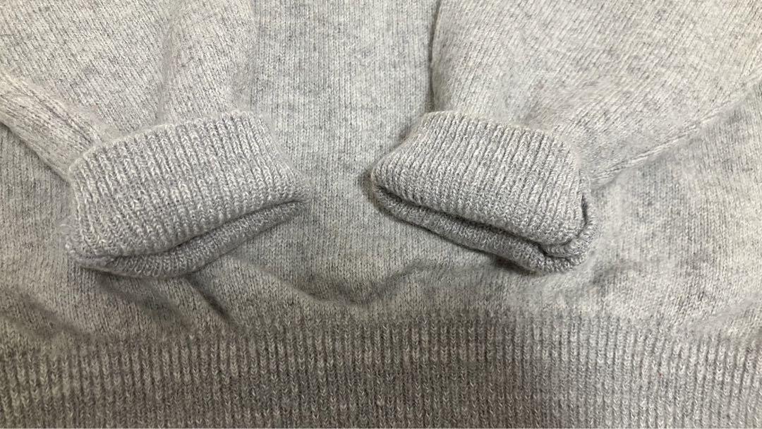 値下げ中！【美品】グッドイナフ ラインニット M モヘア　Vネック