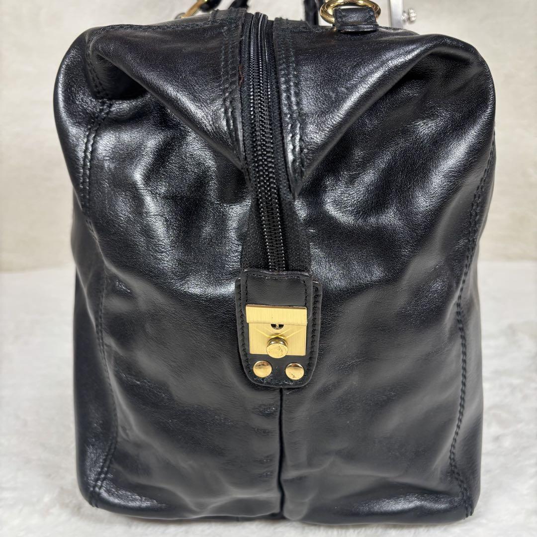 【美品】　GOLD PFEIL ボストンバッグ　大容量　ドイツ製　ブラック　旅行