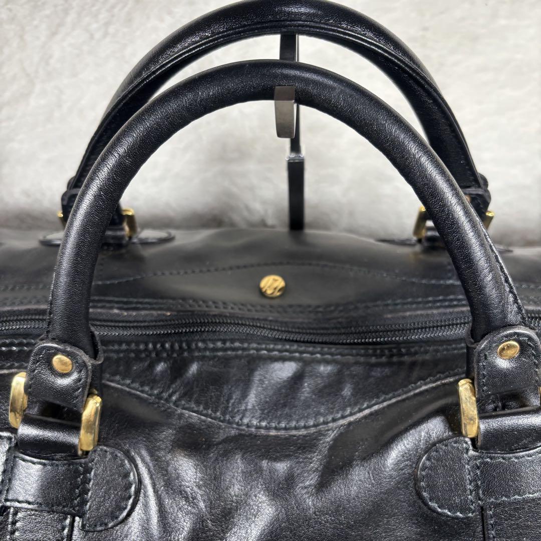 【美品】　GOLD PFEIL ボストンバッグ　大容量　ドイツ製　ブラック　旅行
