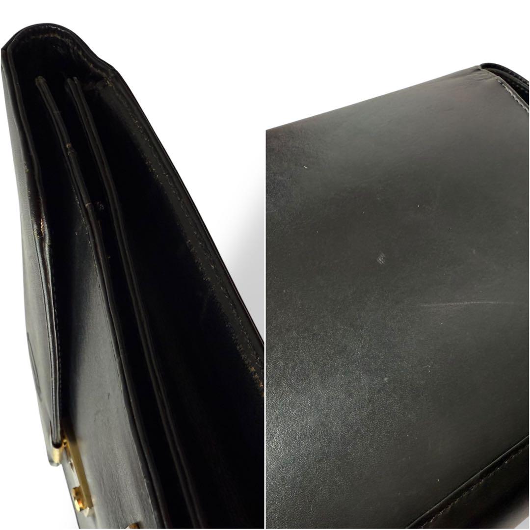 セカンドバッグ ゴールド金具