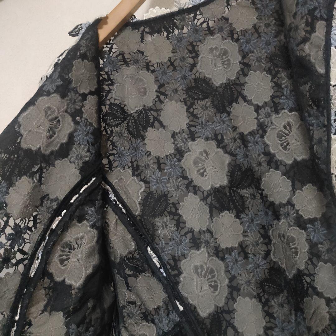 クリスセリーン CHRISCELIN 総レースジャケット 44 大人気新品 クリスセリーン 総レース パンツ ブラック L ガウチョパンツ