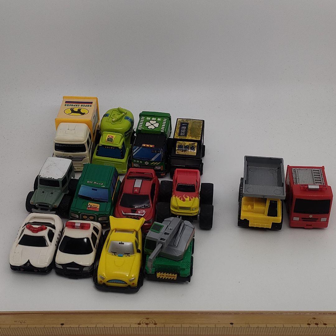 プルバックカー ミニカーセット 12+2台セット まとめ売り - メルカリ