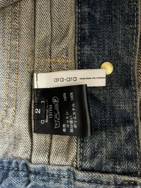 47%割引ブラック系,M【残りわずか】 araara デニムジャケット Gジャン 折りたたみMac 新品タグ付 コラボ デニム ブルー snidelxLeeブルゾン スナイデル Gジャン/デニムジャケット