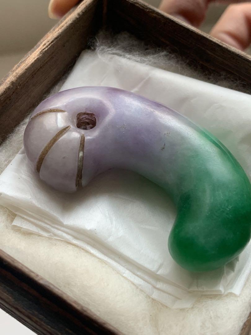 古墳期　出土品　糸魚川　翡翠　琅かん　ロウカン　勾玉 ☆古墳期『糸魚川琅玕翡翠勾玉』出土品。4.0cm【超琅玕翡翠】最上質