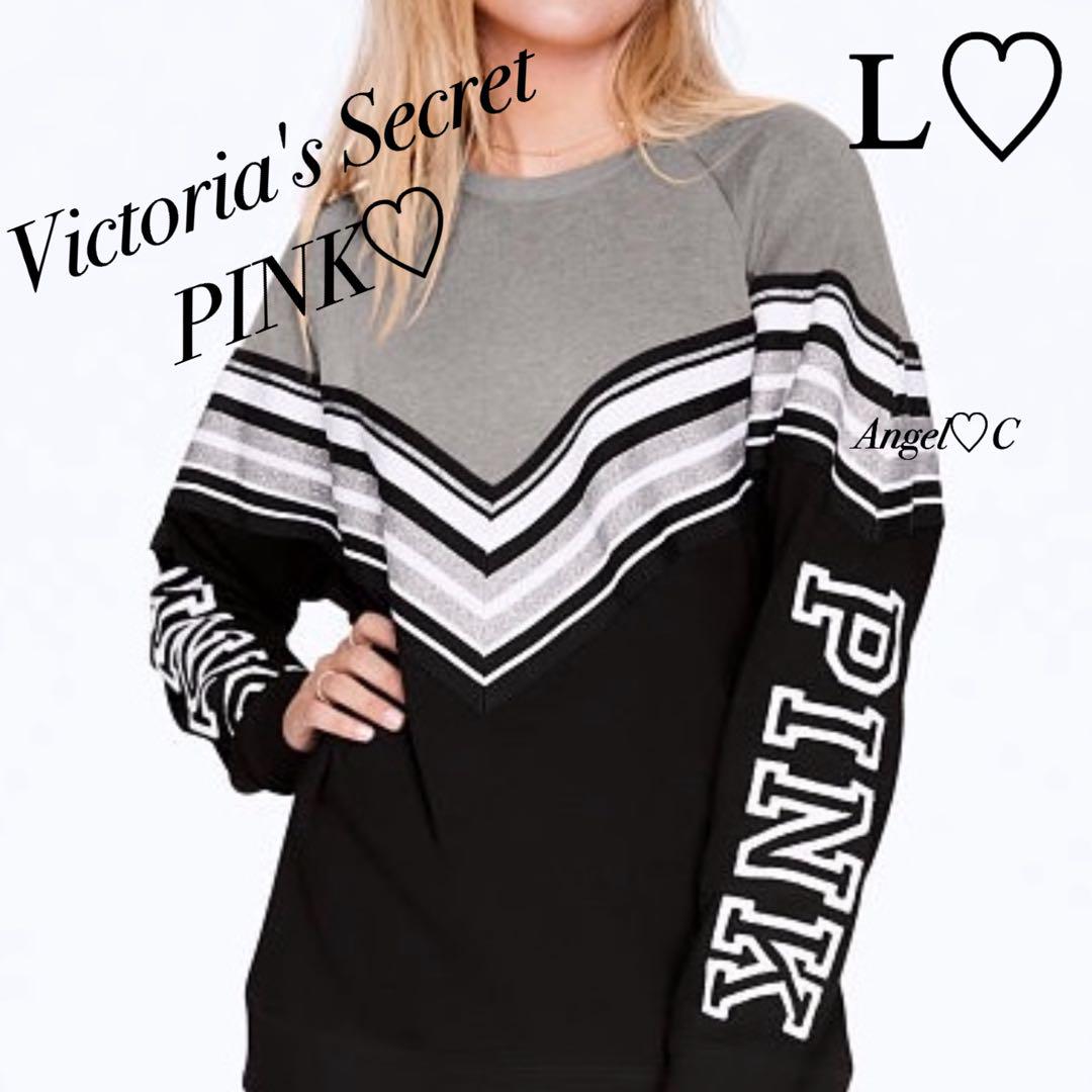 新品未使用♡Victoria´s Secret PINK♡スウェットトップス L