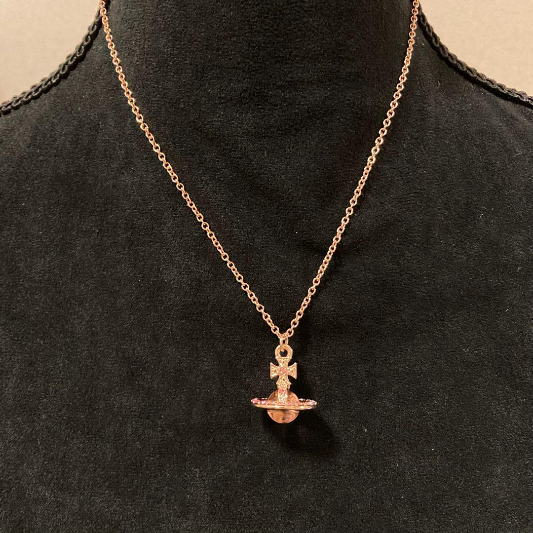 Vivienne Westwood｜グラデーションオーブネックレス ピンク