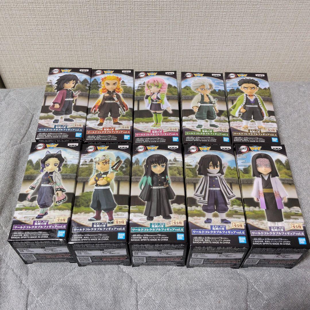鬼滅の刃全巻＋ラストワン＋ワーコレコンプリート 鬼滅の刃ワーコレvol.8フィギュア新品未開封5点セット