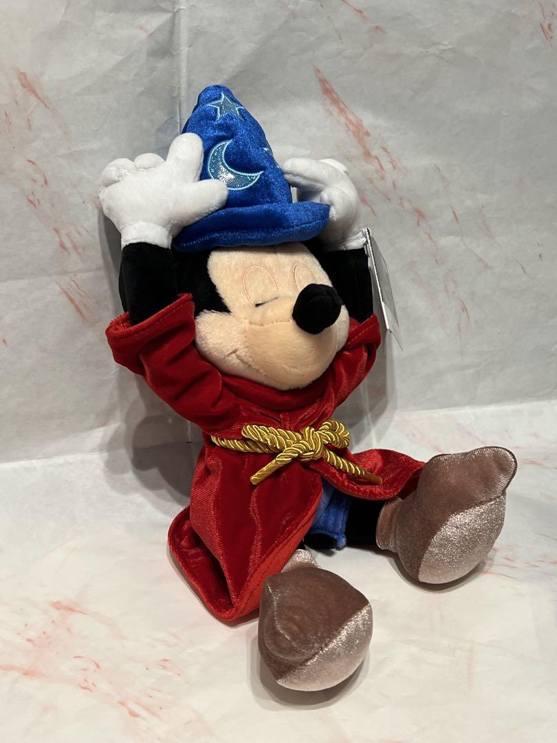 Disney THE MARKET ミッキー 魔法使いの弟子 ぬいぐるみ　お眠り
