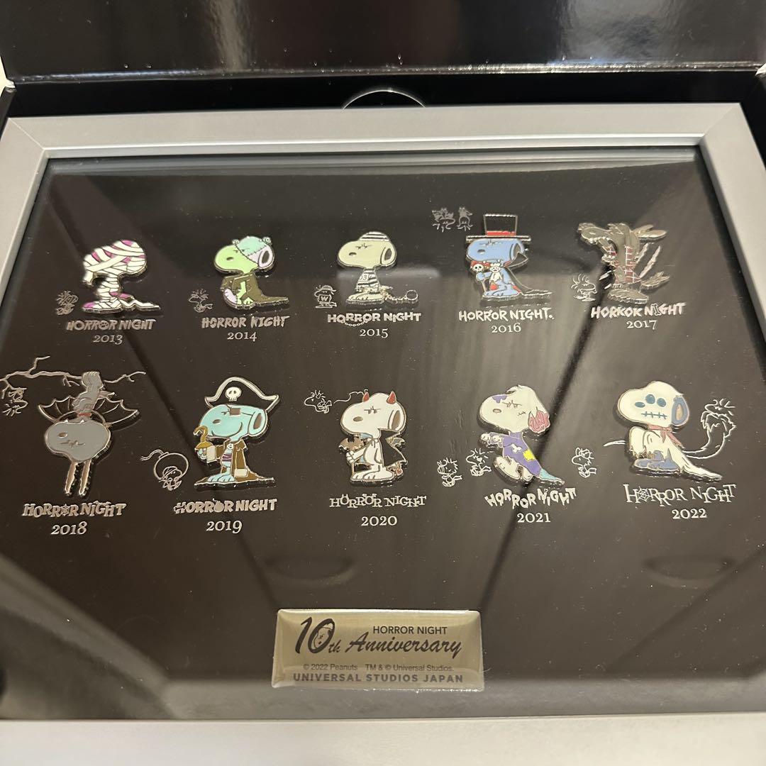 USJハロウィン ホラーナイト×スヌーピー 10th ピンズ コンプリートセット USJハロウィン ホラーナイト×スヌーピー 10th ピンズ