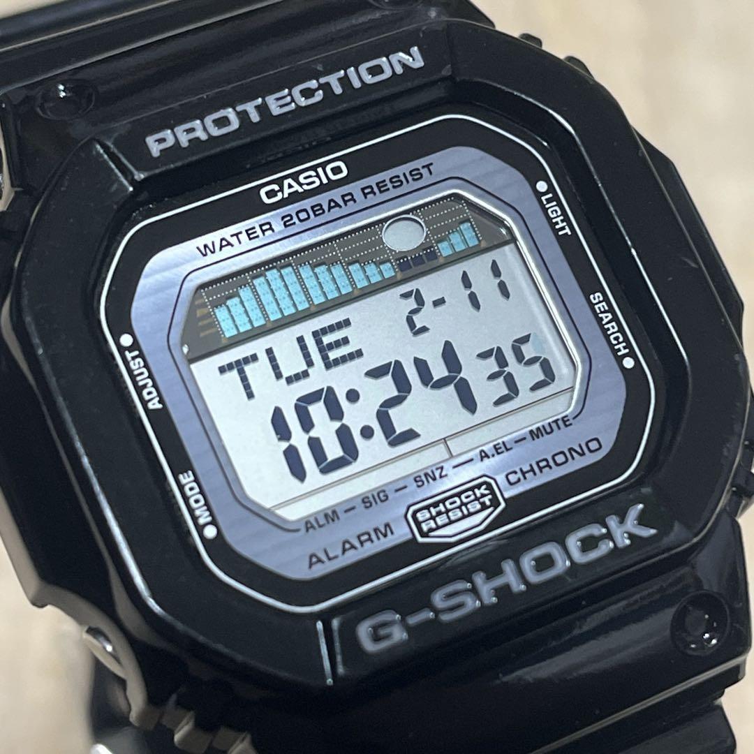 U*d様 【良品】G-SHOCK GLX-5600 ブラック艶あり完動品 電池新