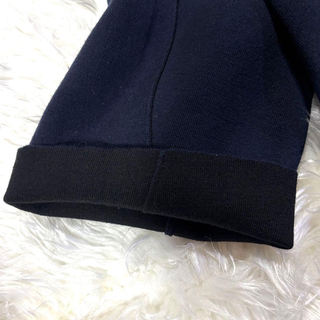 ウールロングカーディガン