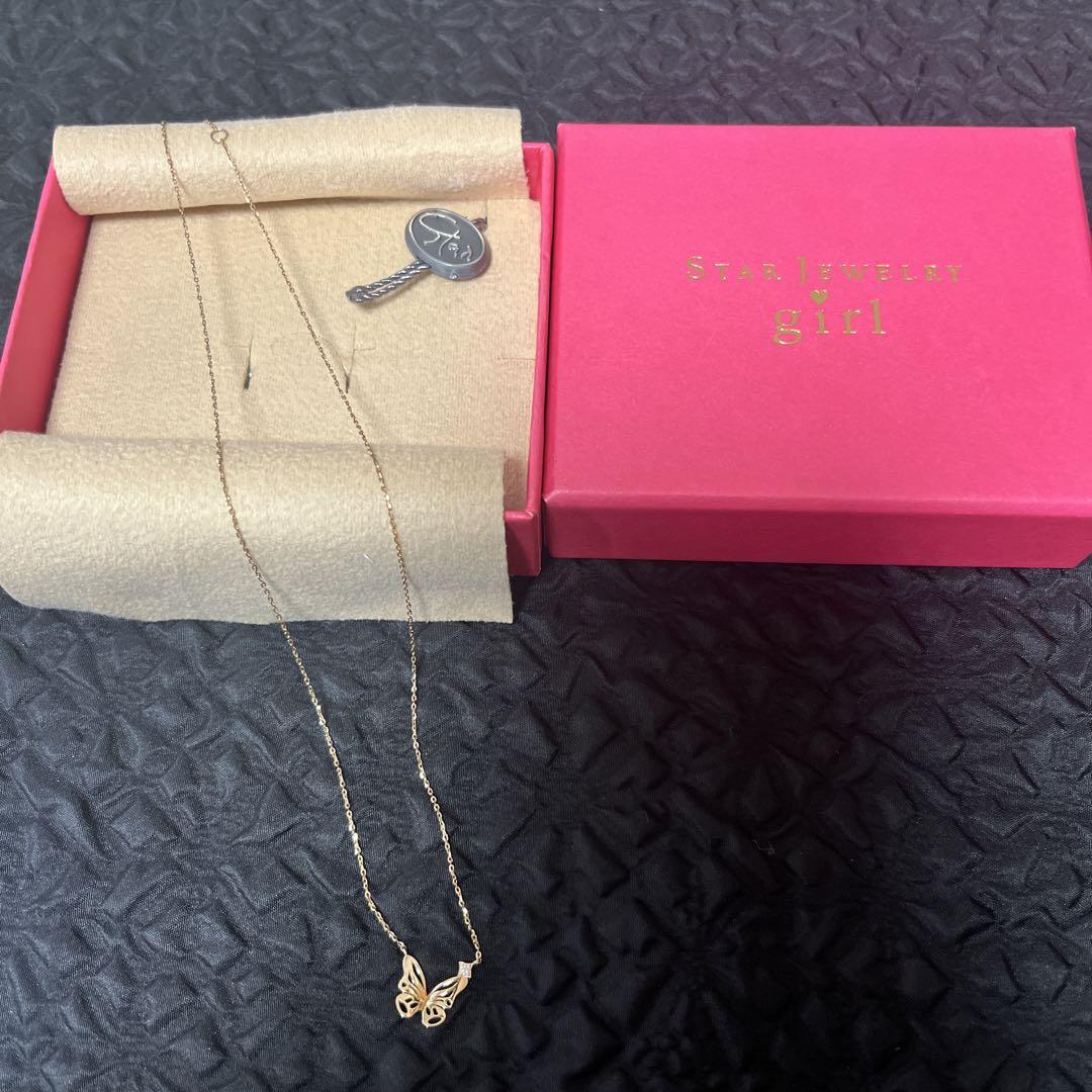 STAR ✨JEWELRYバタフライネックレス10k