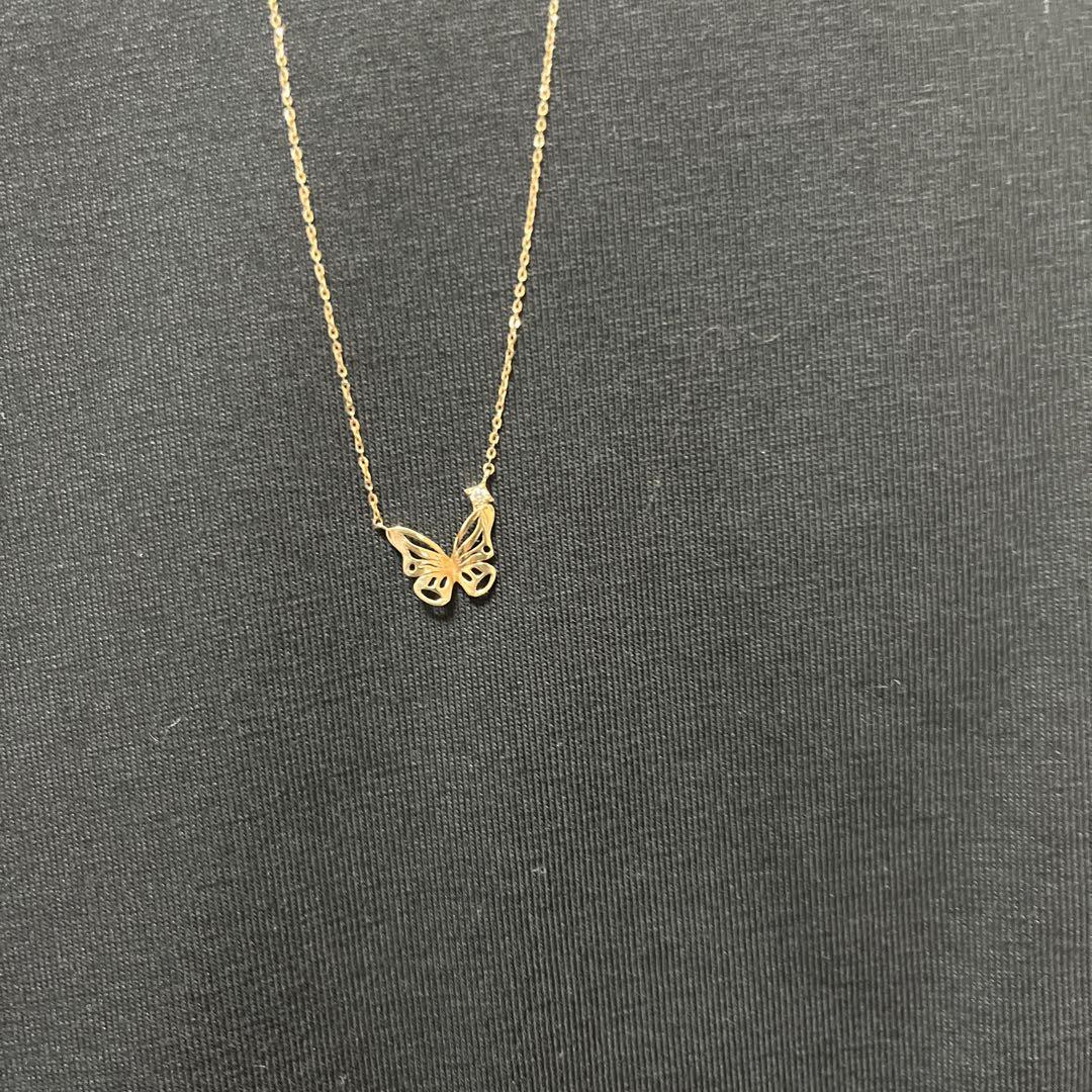 STAR ✨JEWELRYバタフライネックレス10k