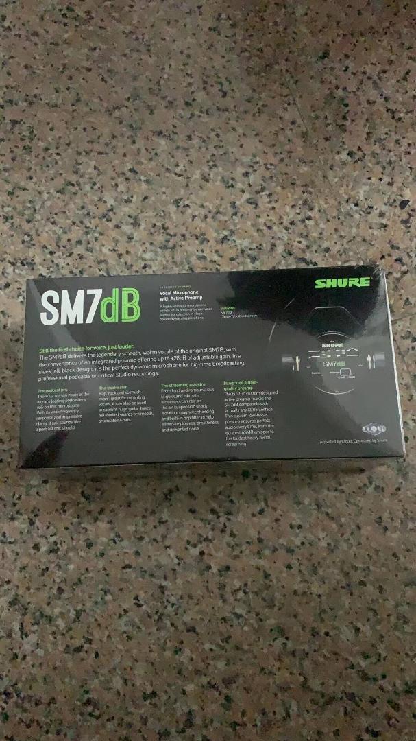 SHURE ダイナミックマイク SM7DB 【新品未使用】