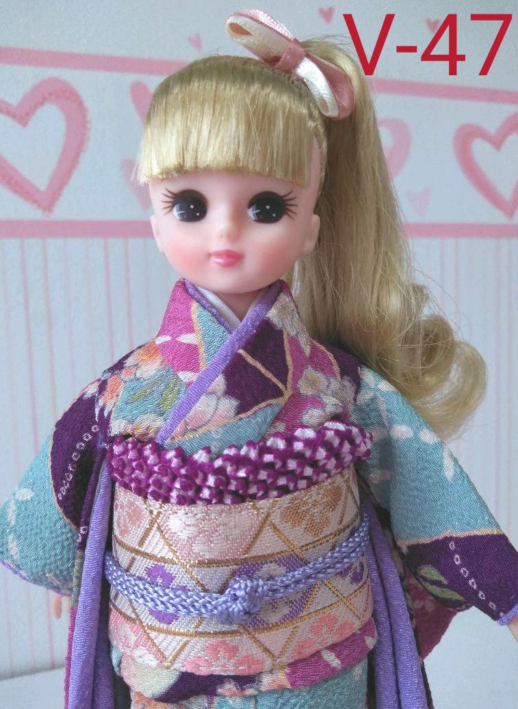 ブライス・リカちゃん着物(V-47)