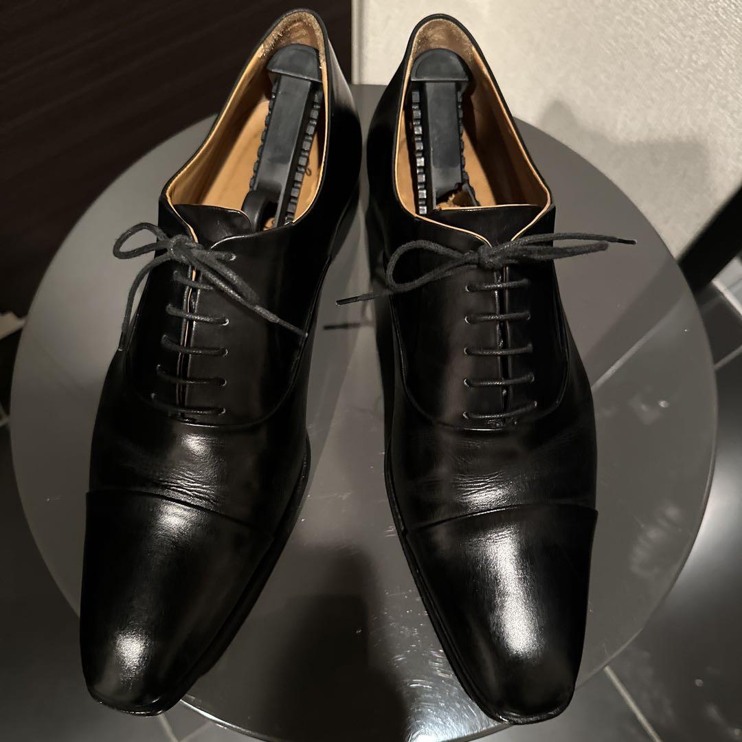 FRANCESCO BENIGNO 黒ストレートチップシューズ