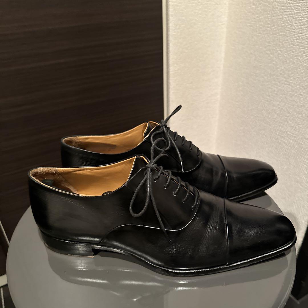 FRANCESCO BENIGNO 黒ストレートチップシューズ