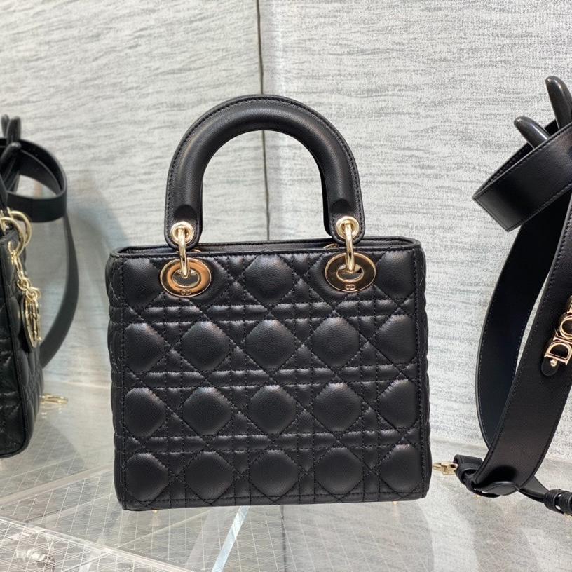 ✨極上美品Dior ブラック キルティング ハンドバッグ - メルカリ