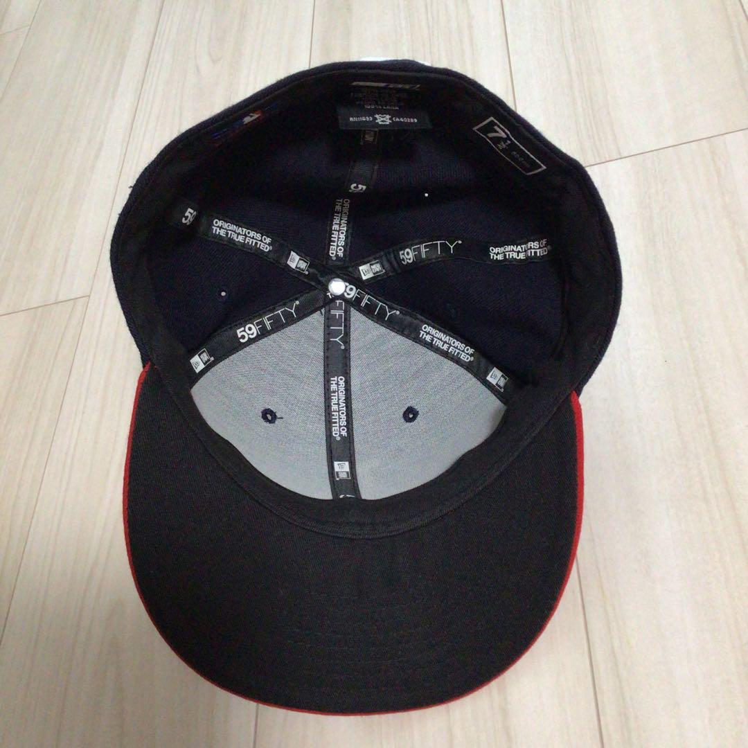 ドジャース NEW ERA 59FIFTYキャップ ネイビー/レッド