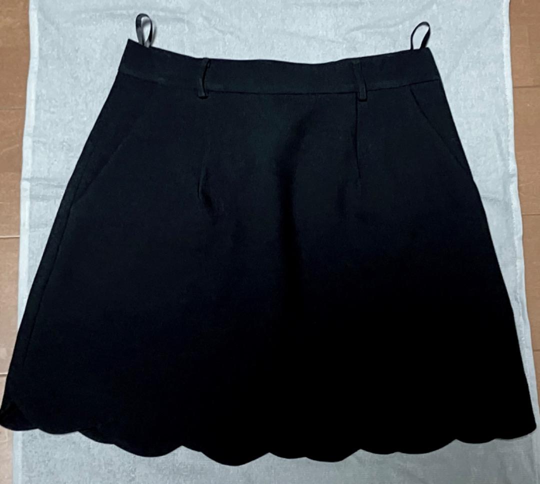 TNEWTIES 《そばかすができた》スカラップデザインショートスカート　L