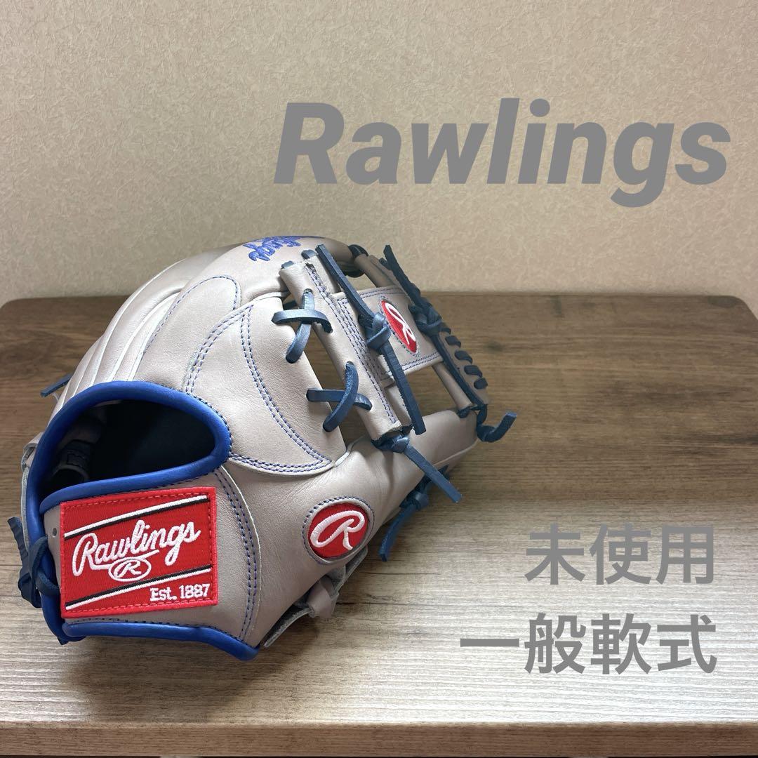 Rawlings ローリングス LAロゴ 軟式用グラブグレー