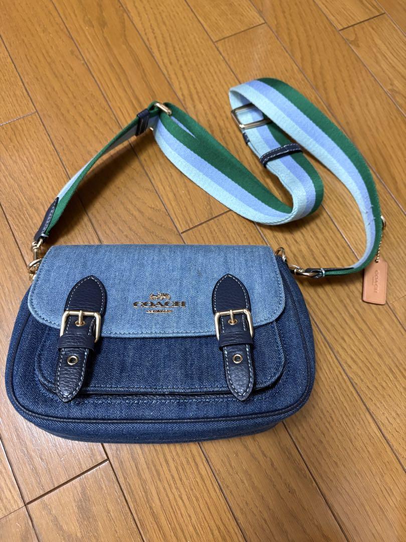 コーチ デニム ショルダーバッグ