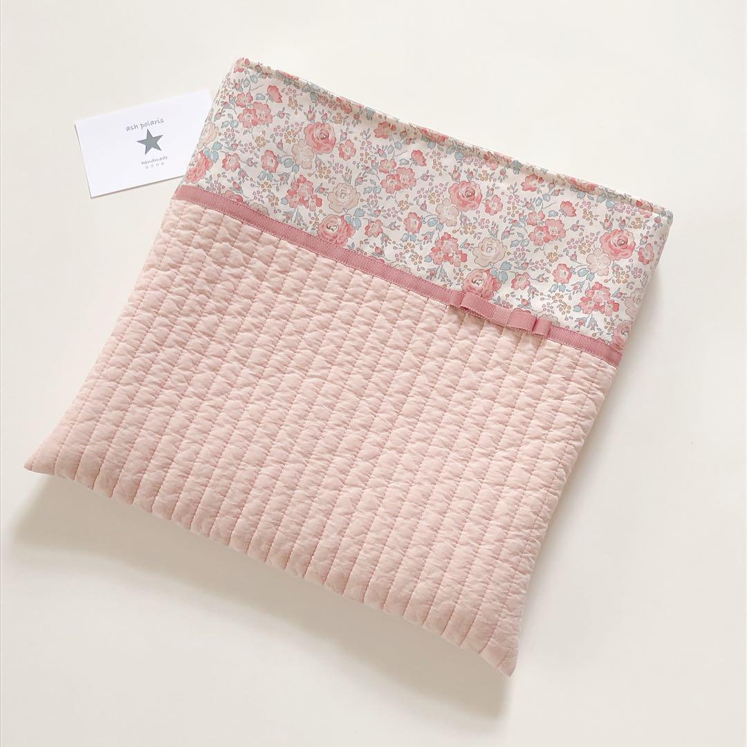 さくら様専用 リバティプリント使用 フェリシテ サーモンピンク 入園入学グッズ 画像10