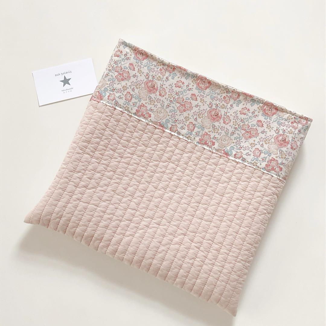 さくら様専用 リバティプリント使用 フェリシテ サーモンピンク 入園入学グッズ 画像12