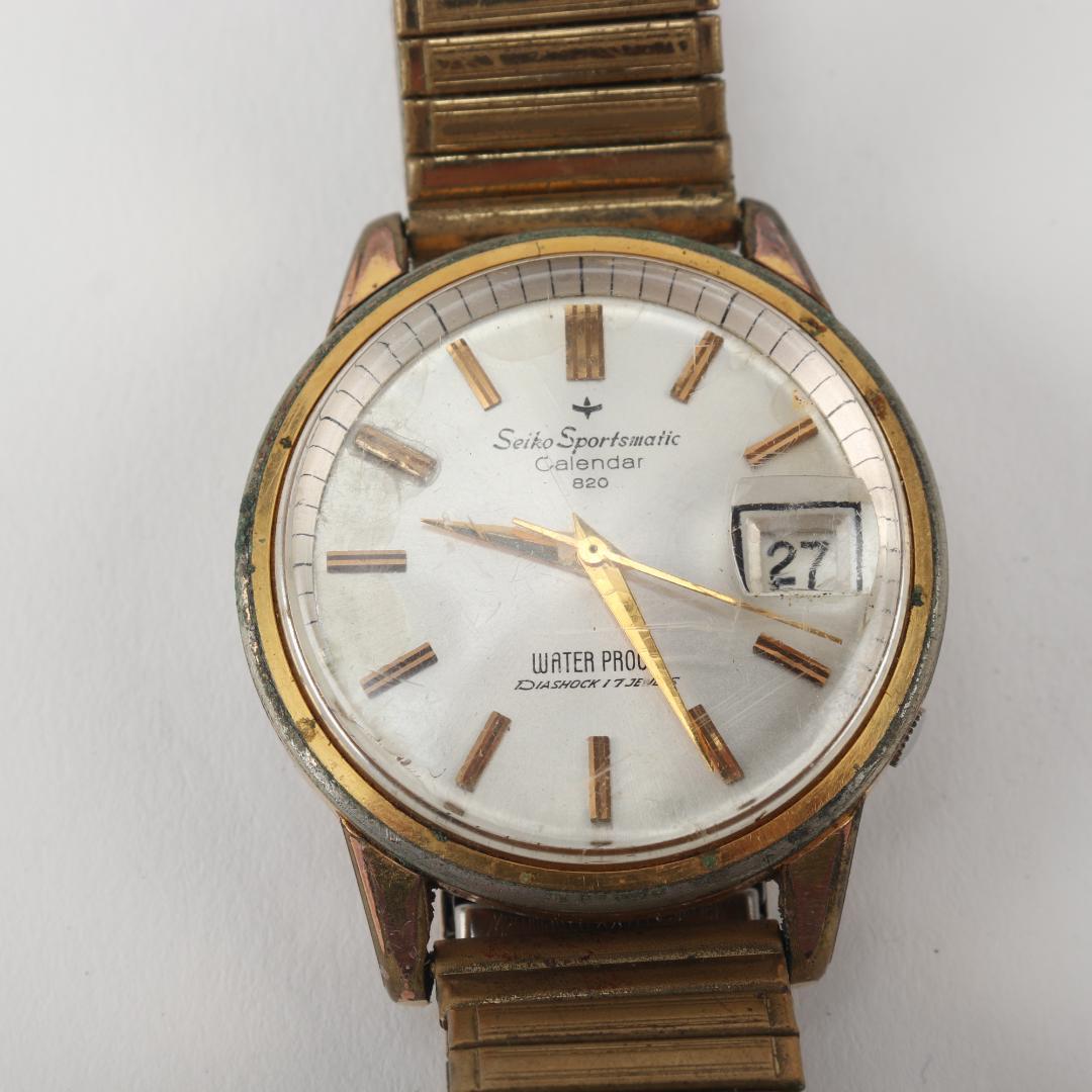 SEIKO セイコ Sportsmatic Calendar 820  自動巻き