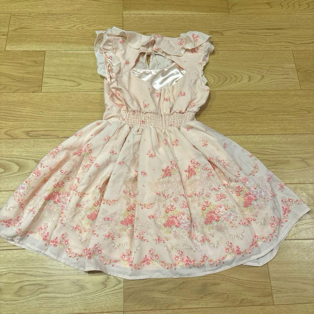 セール(SALE)開催中！ファッション通販 春 レース 花姫 ワンピース ピンク LIZLISA 夏 メルカリ - ワンピース