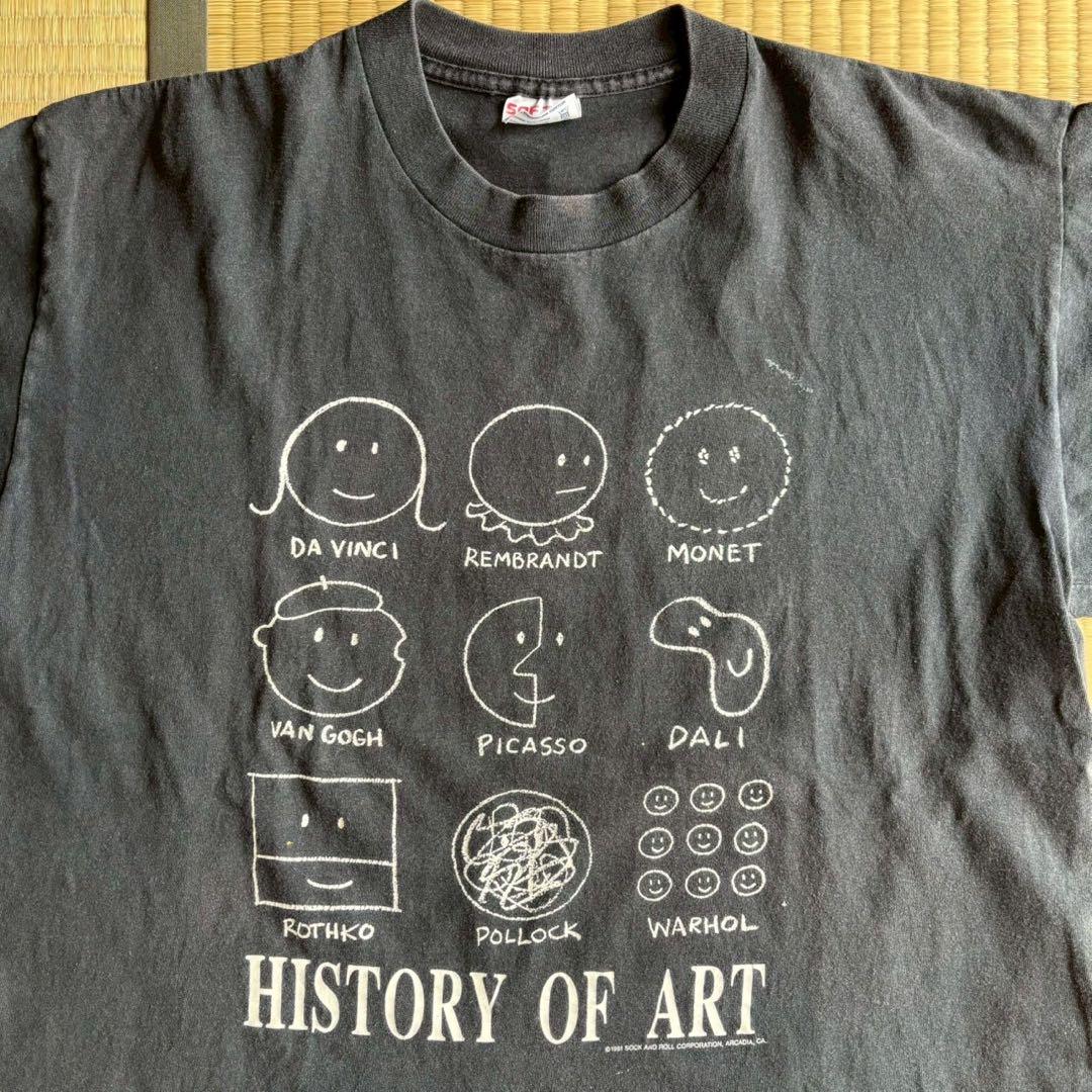 90s USA製 HISTORY OF ART Tシャツ アメカジ XL - メルカリ