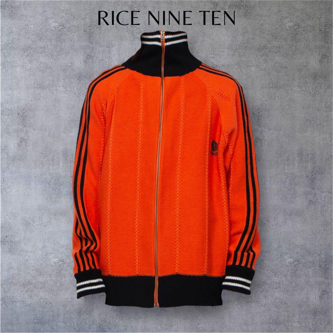 23AW RICE NINE TEN Knitting Track Jacket
