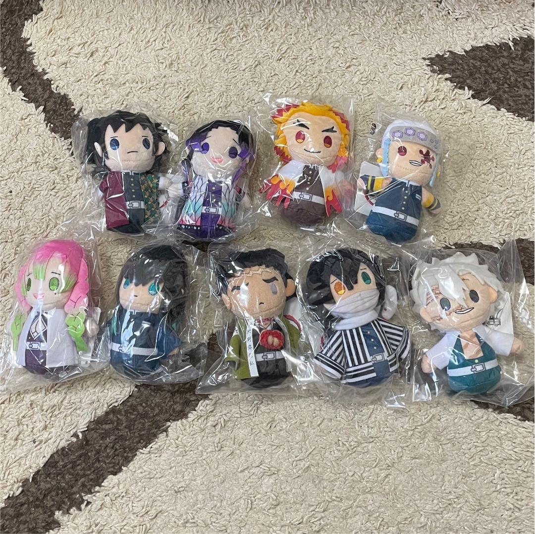 鬼滅の刃 ぽてっとますこっとぬいぐるみ 柱9人セット www