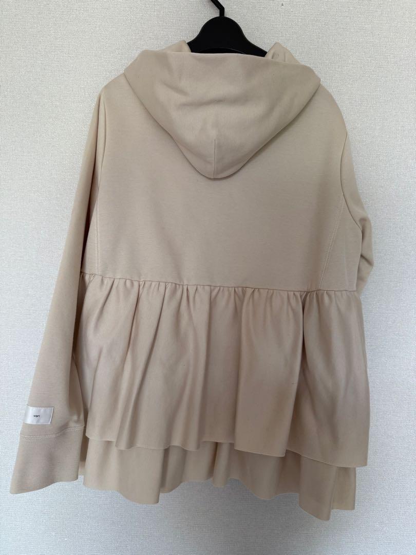 yori ダンボールニットパーカー　ベージュ