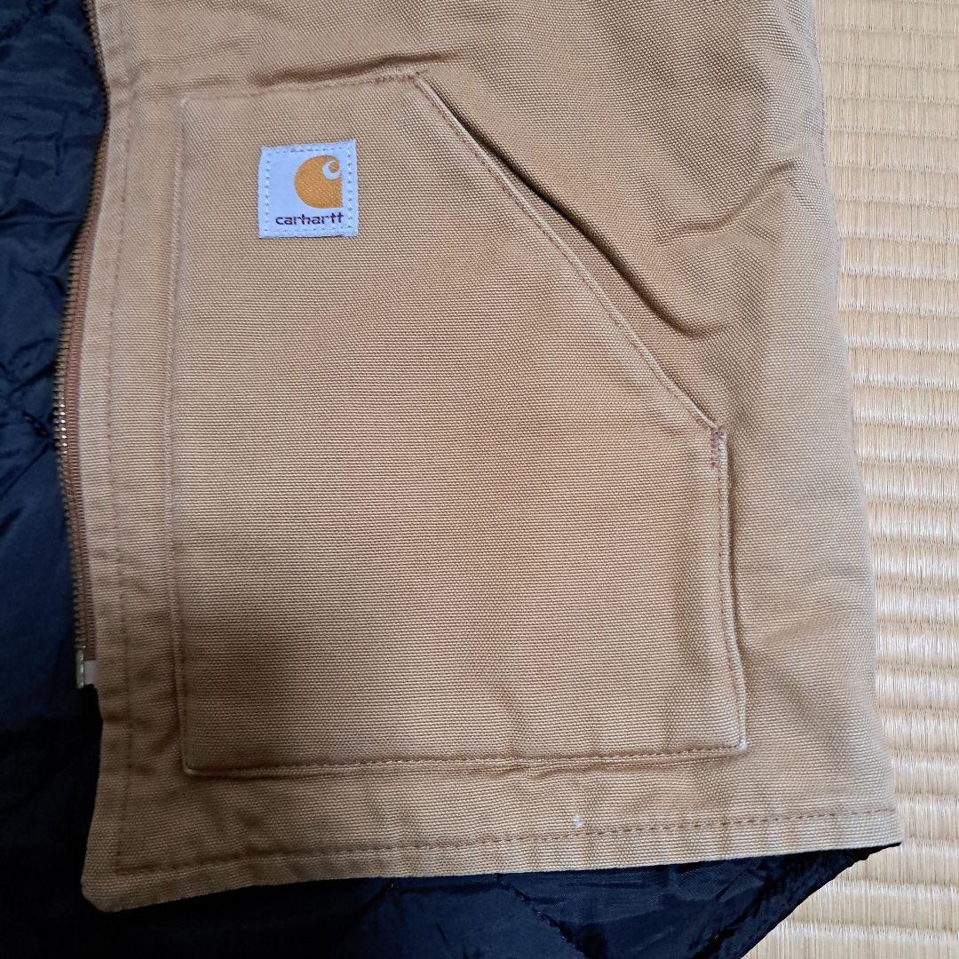 Carhartt ベージュ ダックベスト