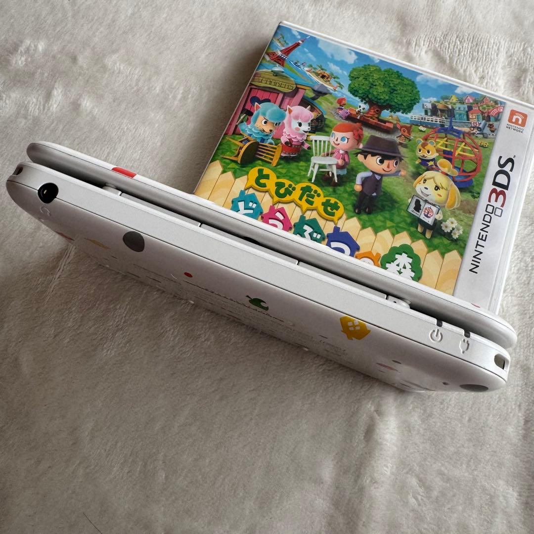Nintendo 3DSLL どうぶつの森コラボ本体 ソフト セット UP786_INFO