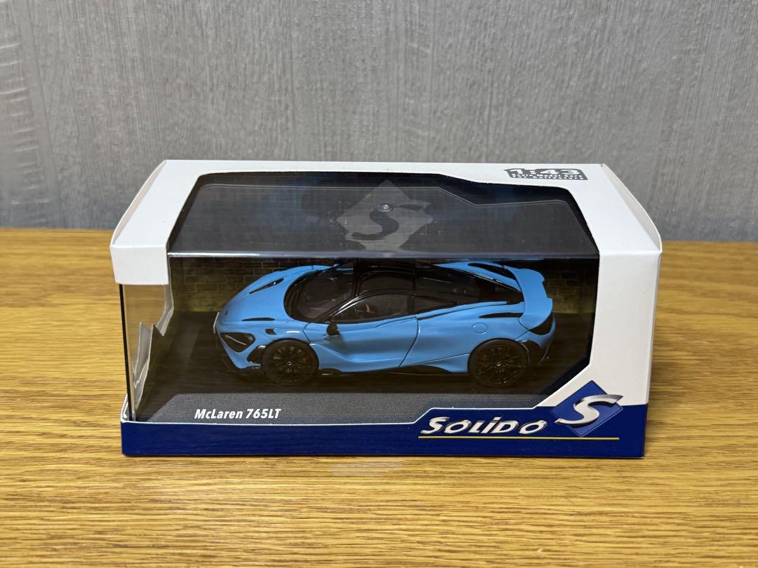 McLaren 765LT ミニカー ブルー 1/43