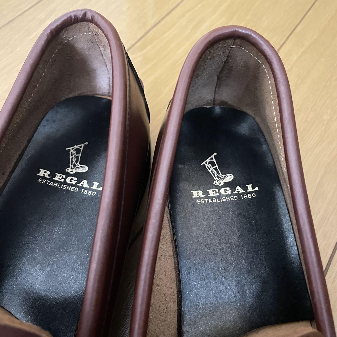 ほぼ未使用　REGAL タッセルローファー 2E 本革　レザー ビジネス