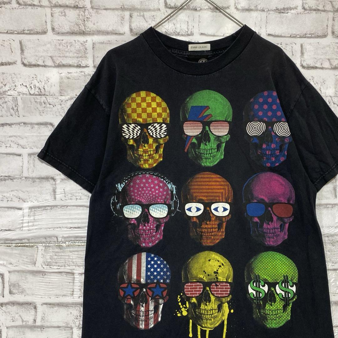 90sヴィンテージTシャツ！ブラック半袖古着　M9