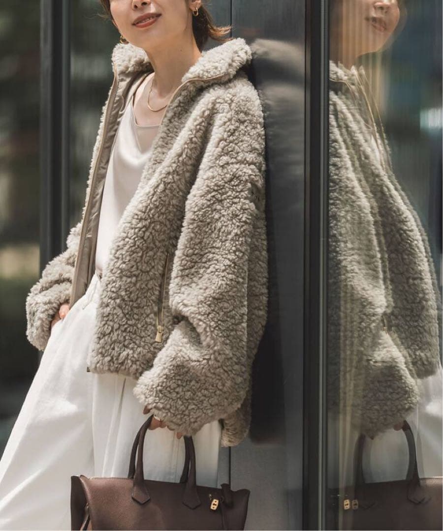 NOBLE 別注カラー　TATRAS タトラス LUELA(ルエラ)ボアコート