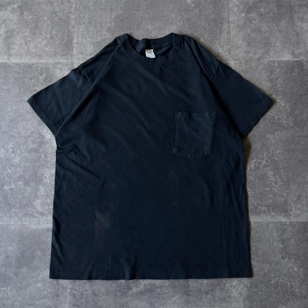 90s OLD GAP pocket-T 無地Tee 90年代 USA 耳付き - メルカリ