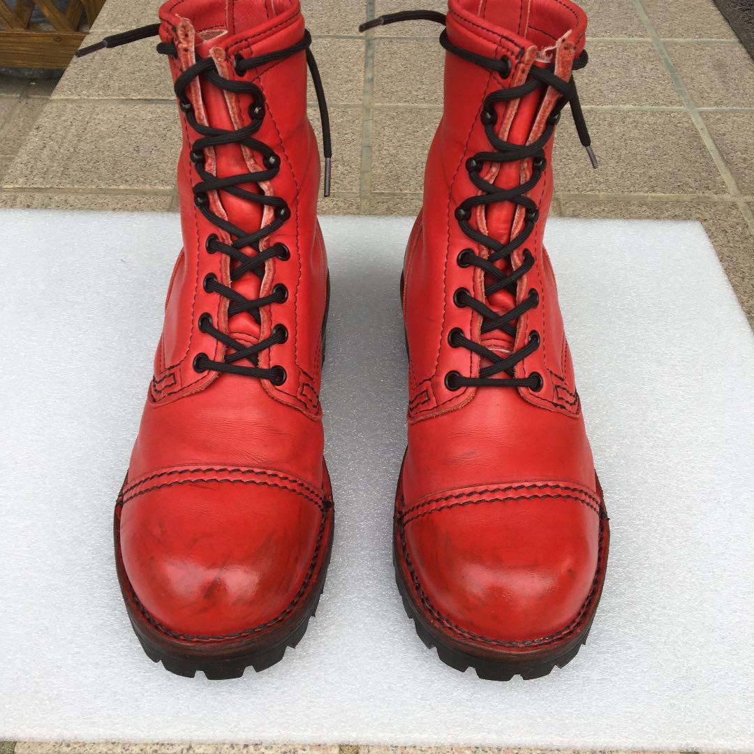 ❣️【最終値下げ】‼️wescoジョブマスターレッド❣️トゥキャップ
